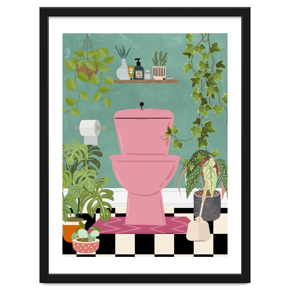 Botanical Loo in Jungle Bathroom