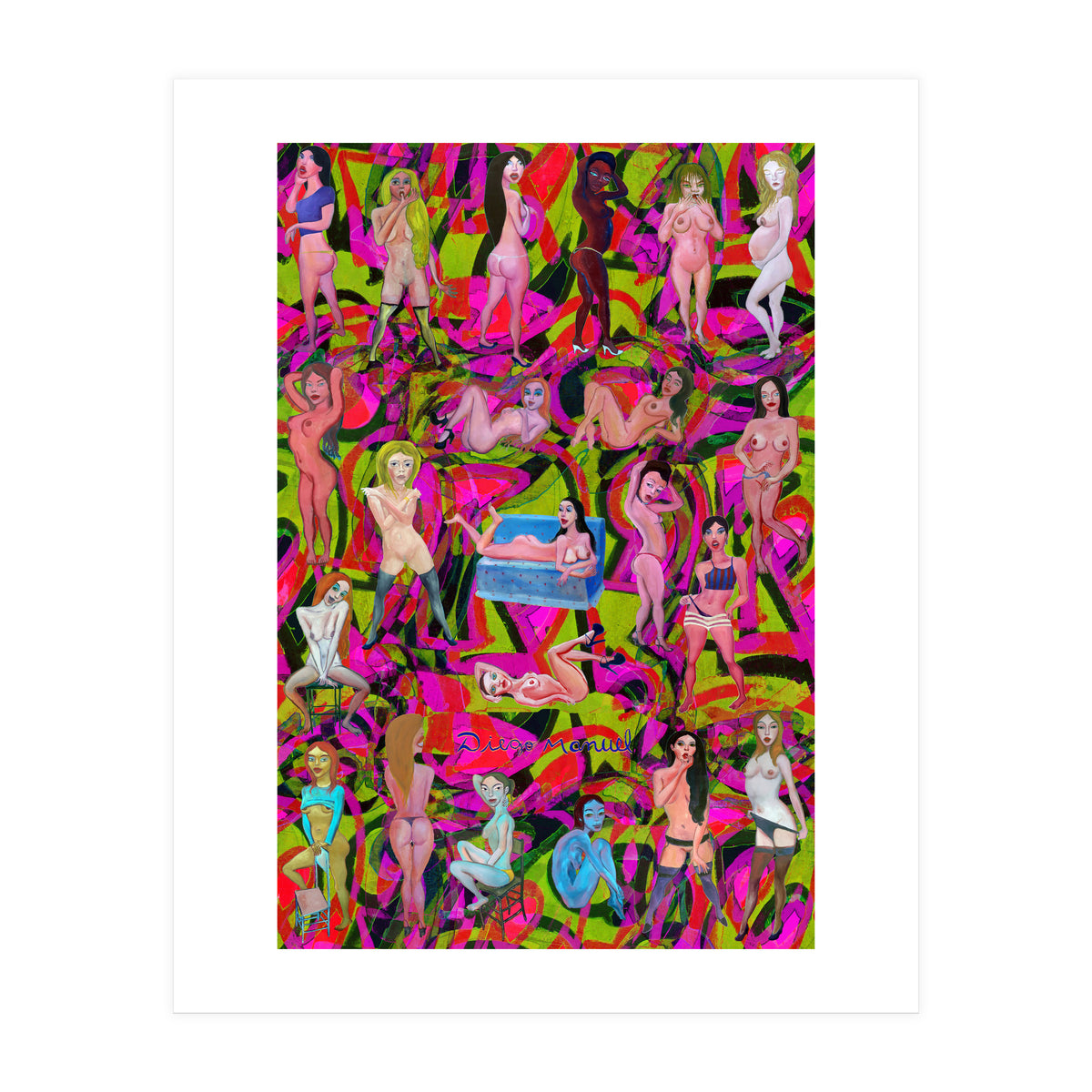 Chicas 3d 9 (Print Only)