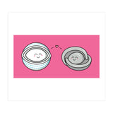 Kawaii Cute Timeless Mothership and Lifeboat Time Machines (Print Only) thumbnail