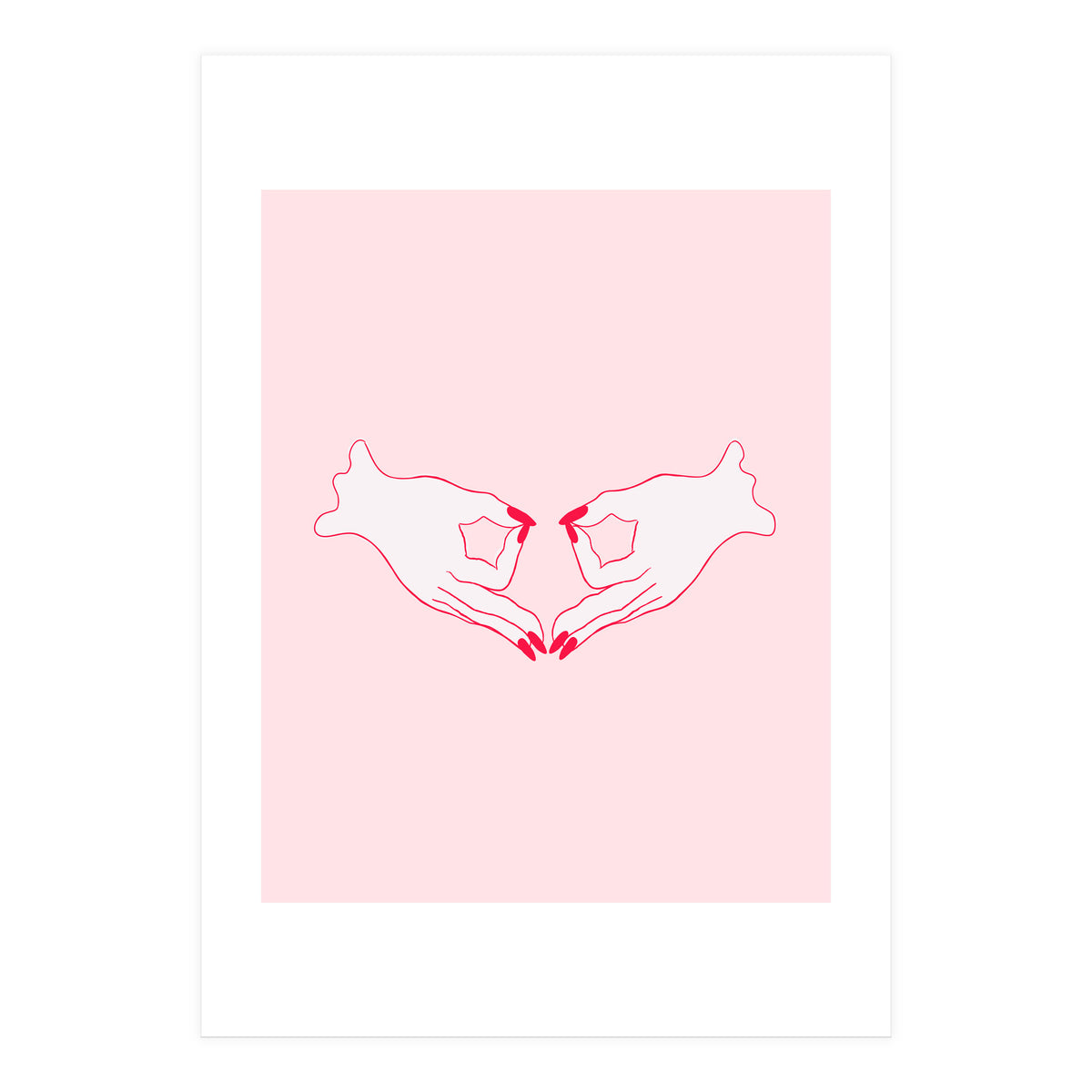 Feminist gang sign (Print Only)