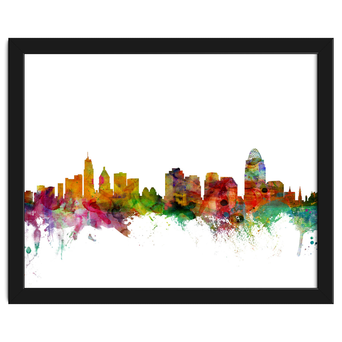 Cincinnati Ohio Skyline