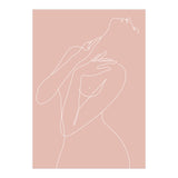 wake woman line-pink (Print Only) thumbnail