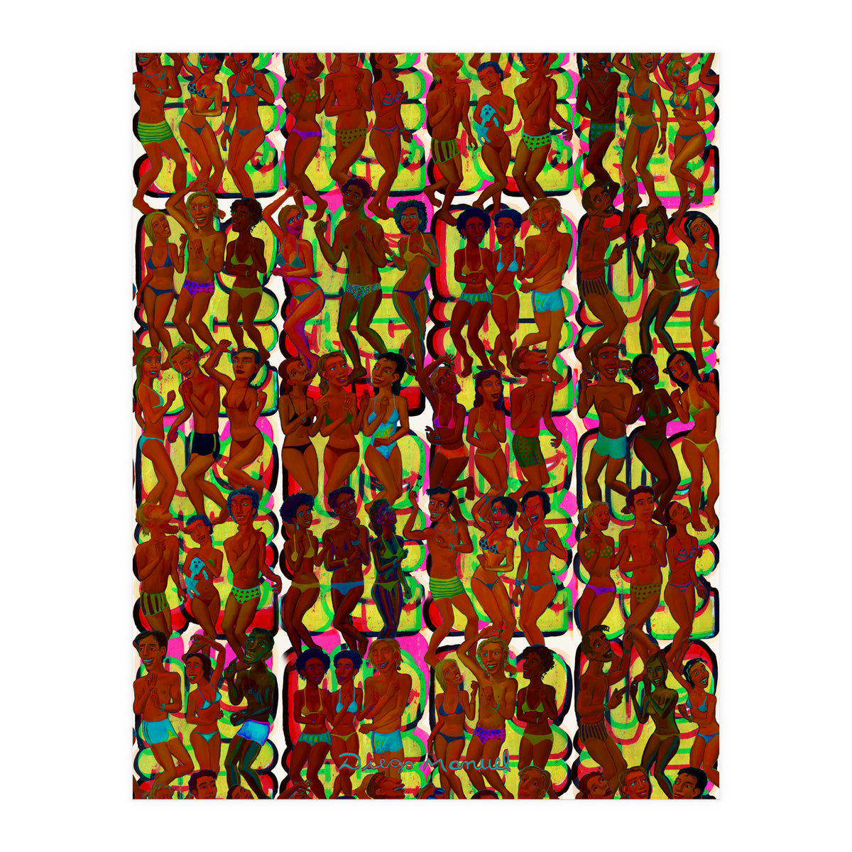 Fiesta En La Playa 8 (Print Only)