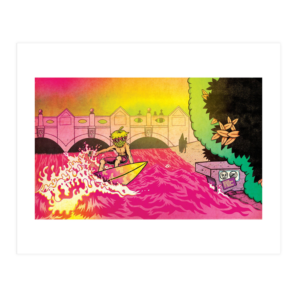 River Surfing is Not a Crime! - Hammerton Brewery - Korrekt Hefeweizen 5.1% ABV (Print Only)