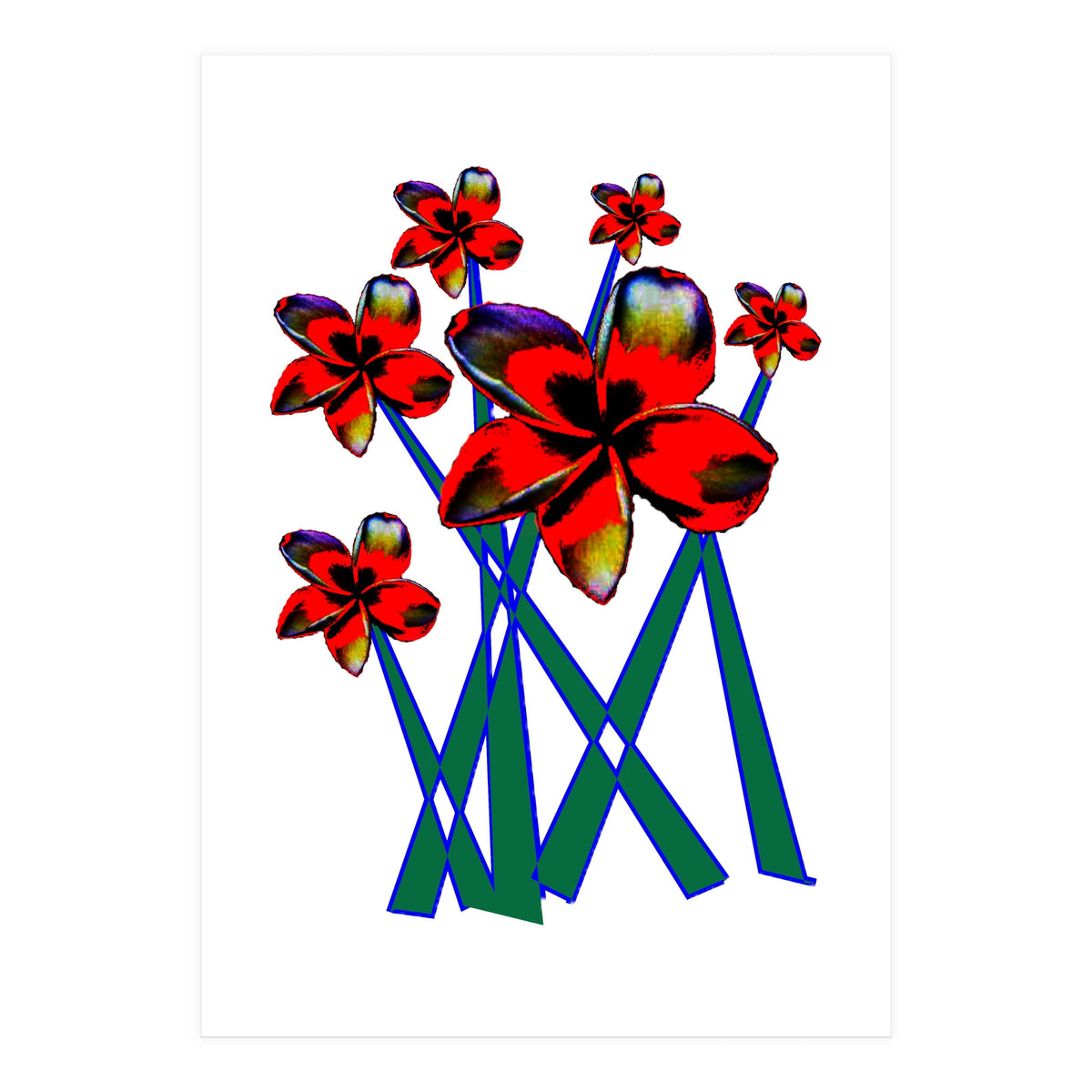 Redflowers (Print Only)
