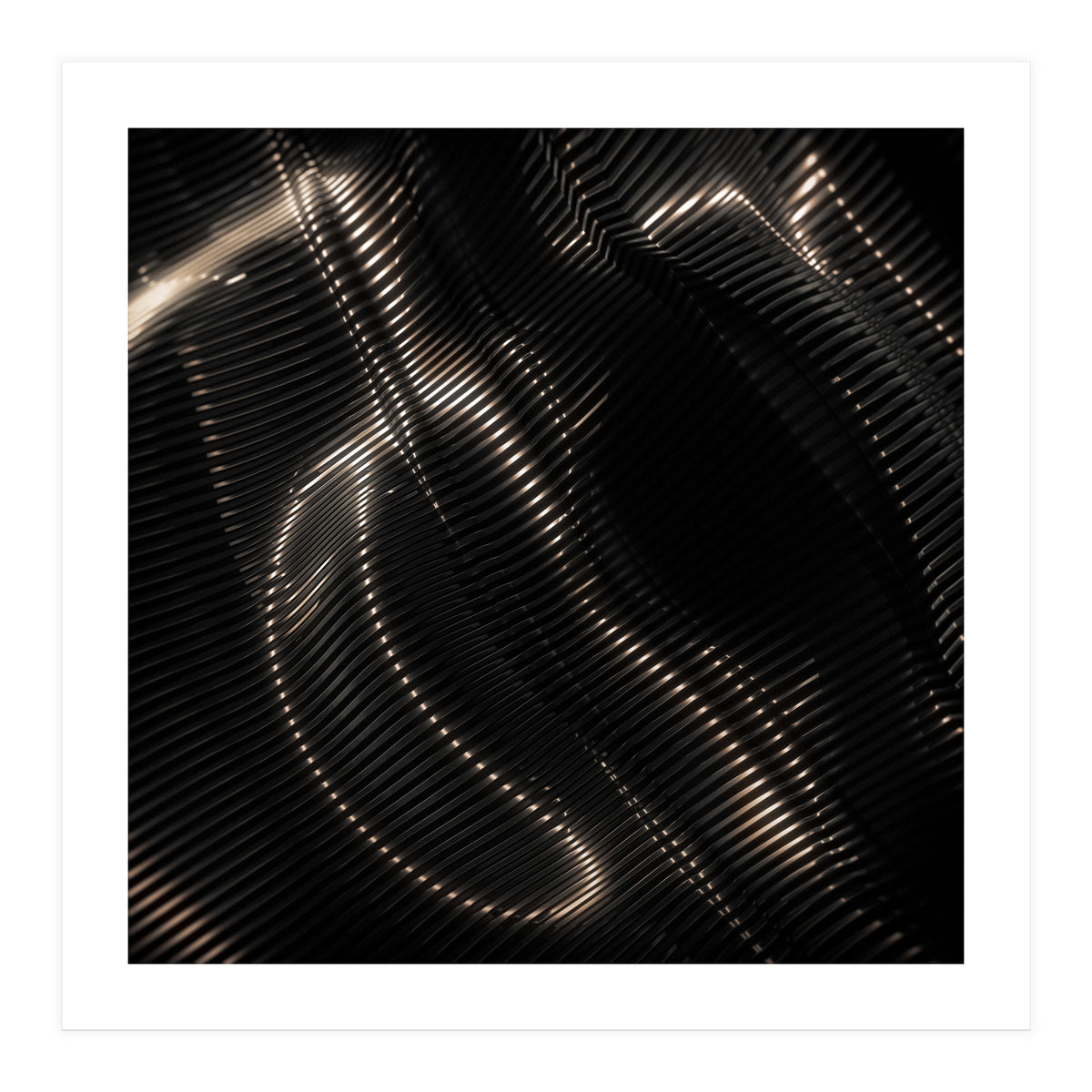 Black Steel Abstraction (Print Only)