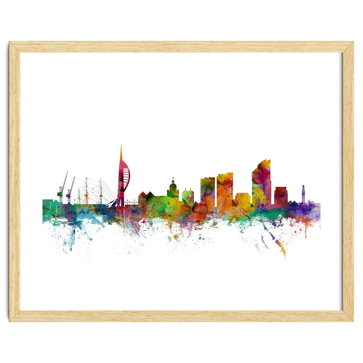 Portsmouth England Skyline