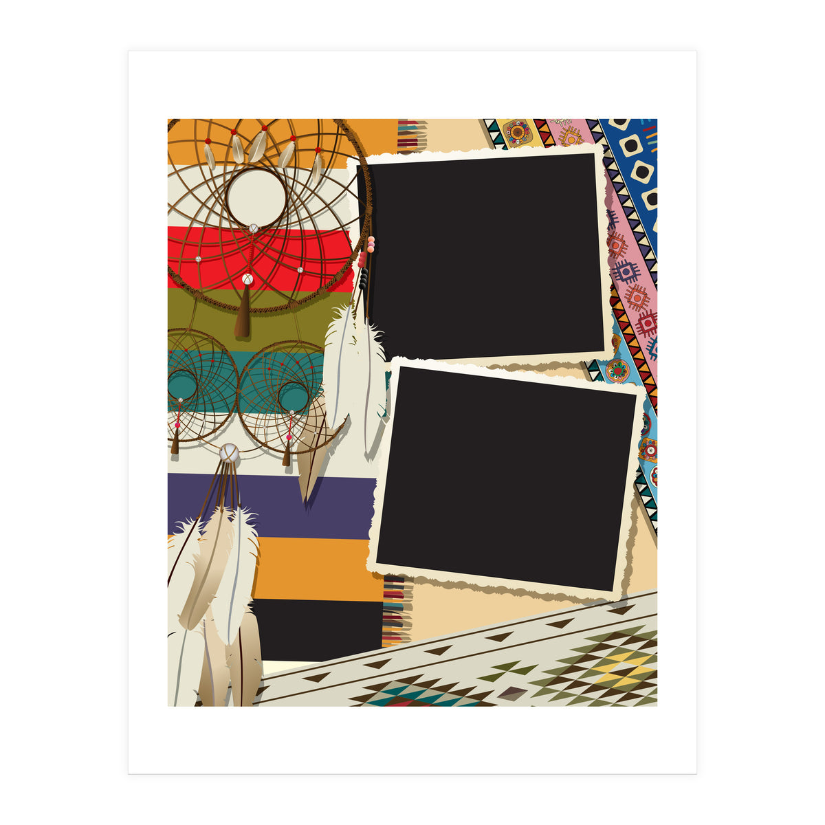 Dream Catcher Collage (Print Only)