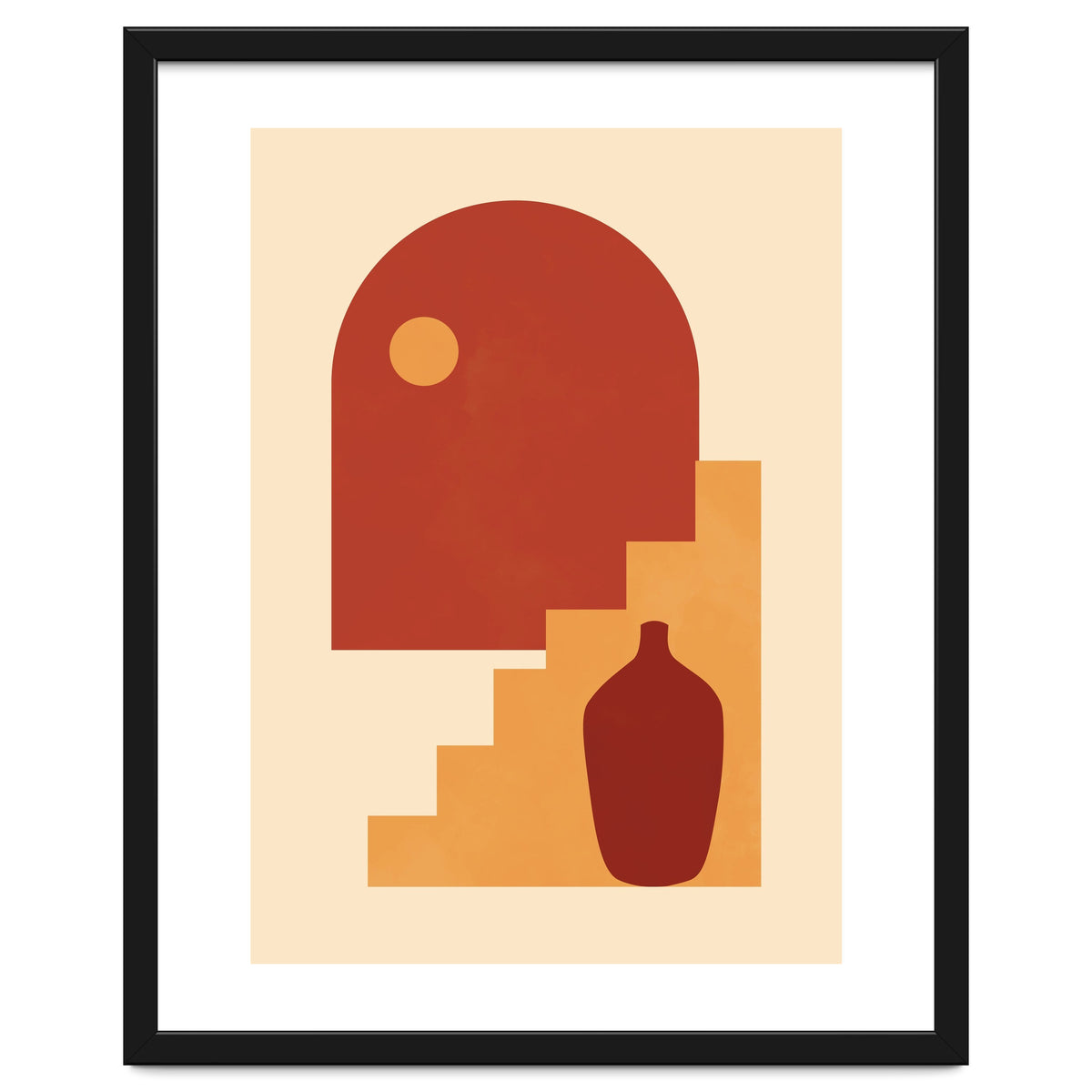 Geometric Print Mid Century Modern