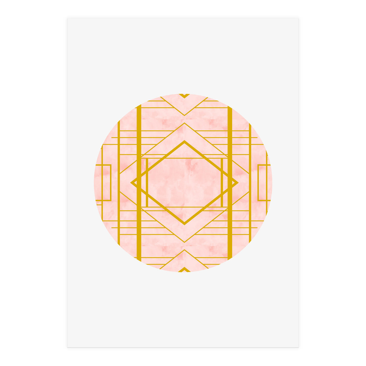 Art Deco Blush (Print Only)