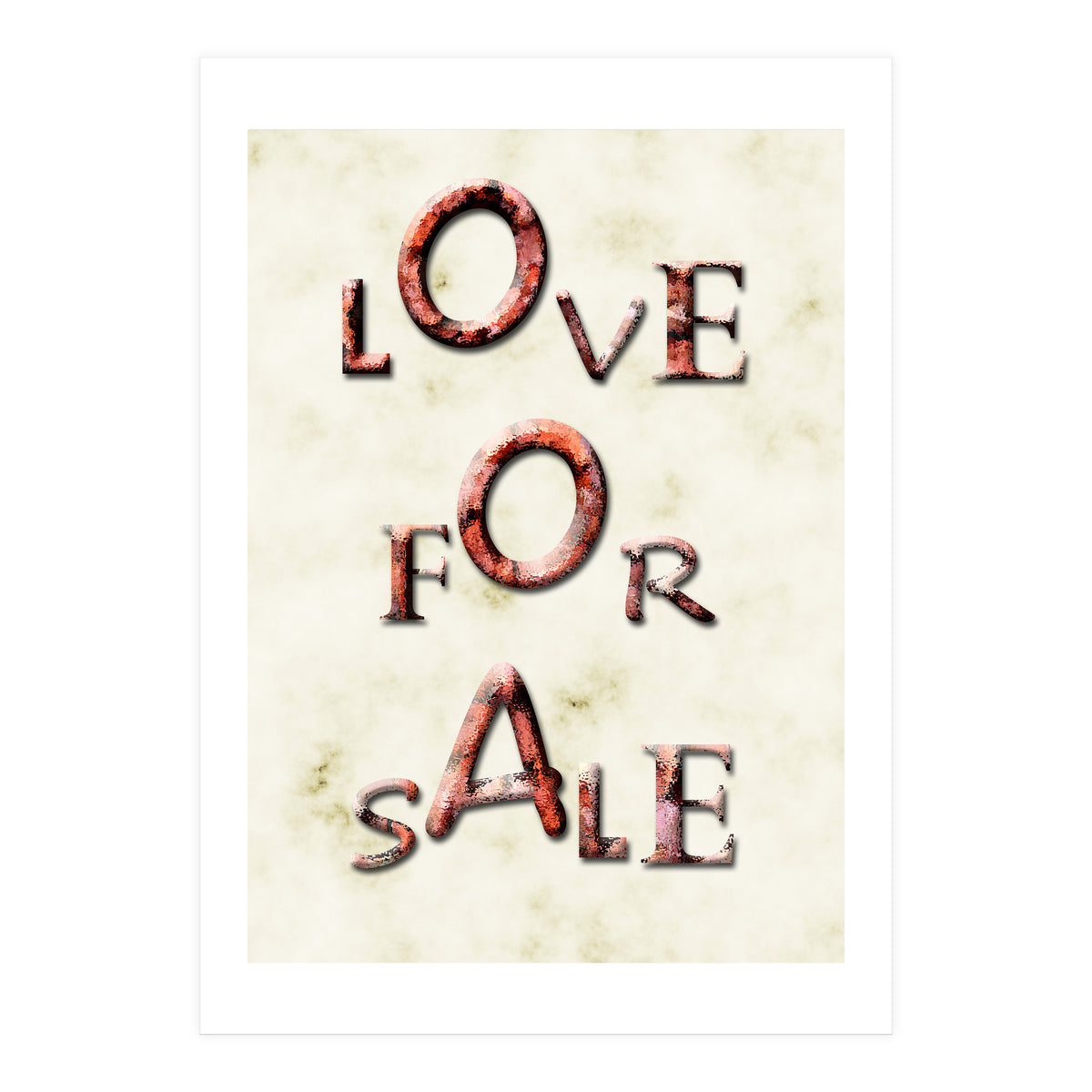 Love 4 sale (Print Only)