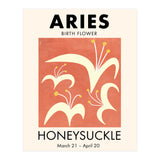 Aries Birth Flower Honeysuckle (Print Only) thumbnail