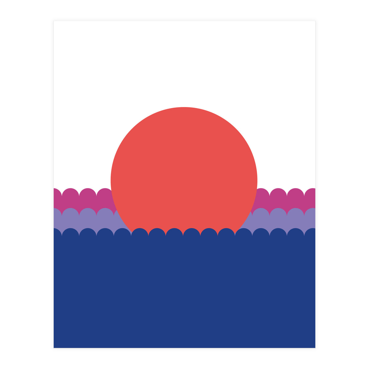 Sunset1 Rgb  White (Print Only)