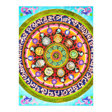 Chakra Mandala, Ayurveda Yoga Aum, Eclectic Colorful Bohemian Sun Sign Moon Sign Zodiac Astrology (Print Only) thumbnail