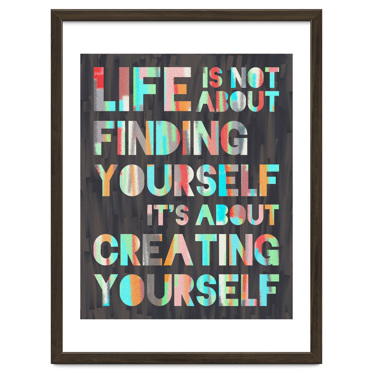 Society6 ケース Create Yourself by Jacqueline Maldonado Create Yourself (Print Only) Art Print by Jacqueline
