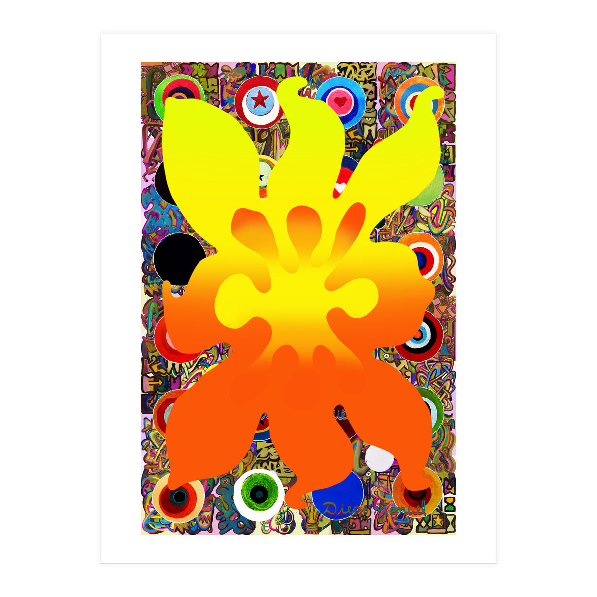 Fuego Y Graffiti 81 (Print Only)