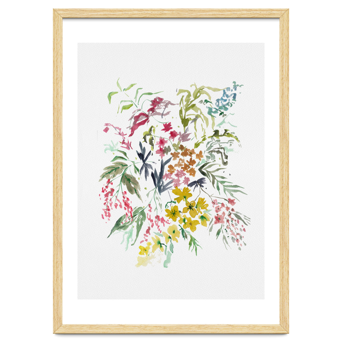 Autumn Bush Watercolour