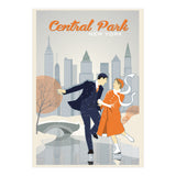 Skating in Central Park  (Print Only) thumbnail