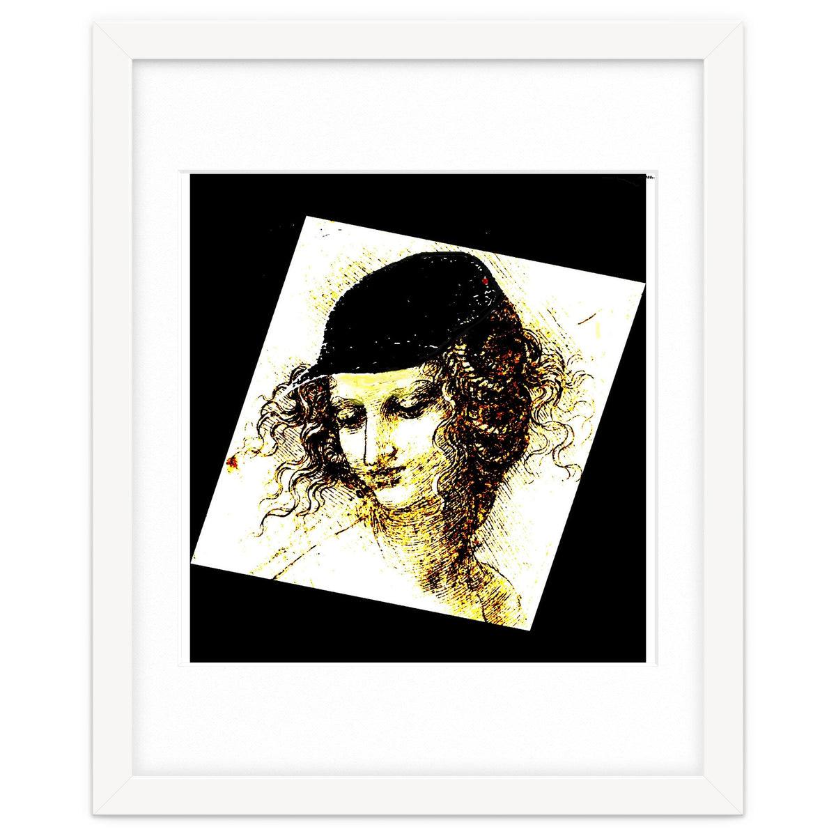 Renaissance women with baseball cap