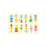 Geometric Friends (Print Only) thumbnail