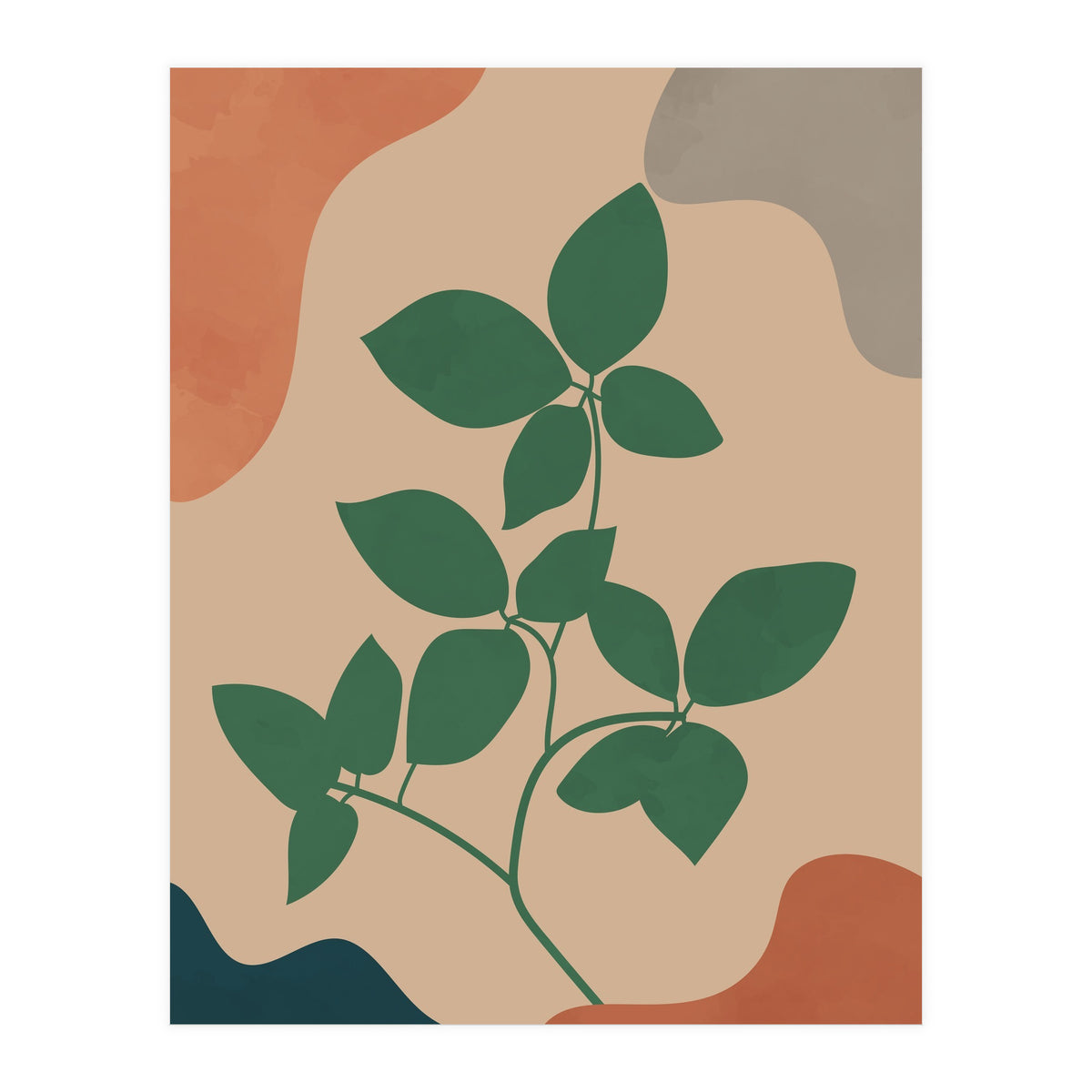 Botanical Neutral Earthy Tones (Print Only)