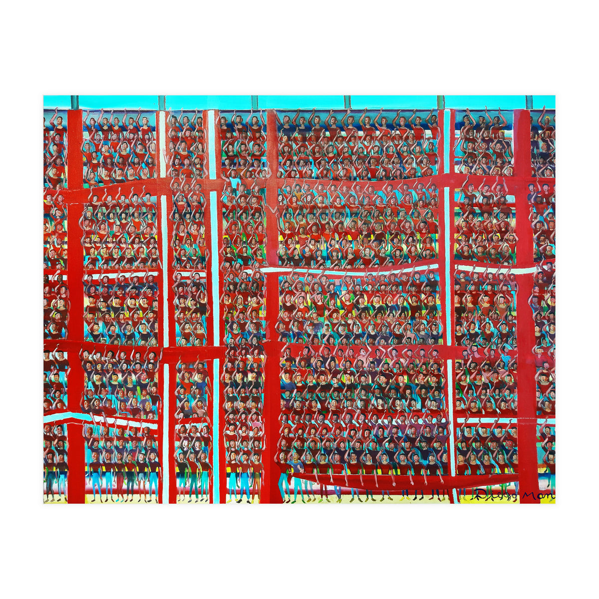 Gran Hinchada Roja Diego Manuel Rodriguez (Print Only)