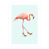 Fancy Flamingo (Print Only) thumbnail