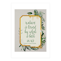 Nature (quote 1) (Print Only)