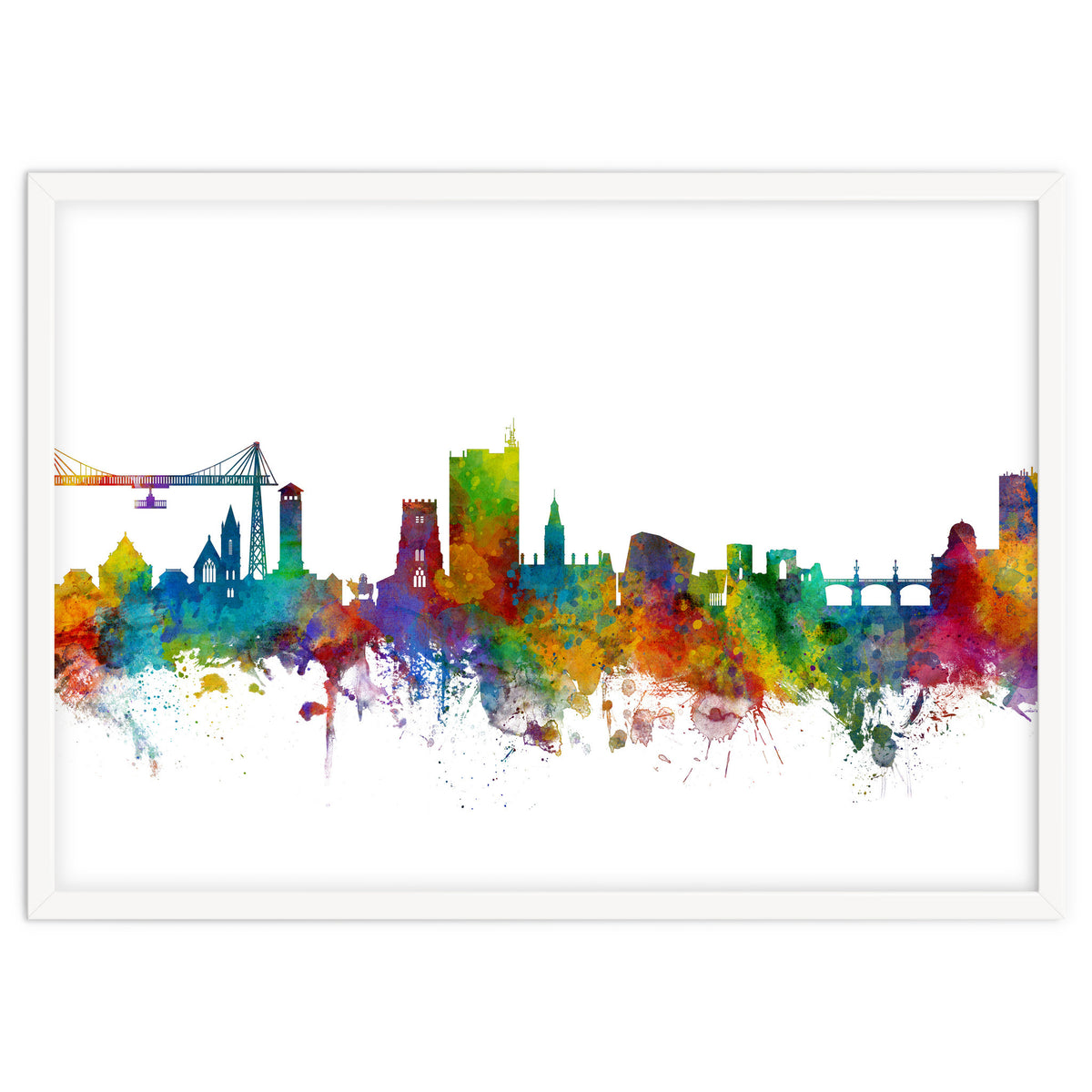 Newport Wales Skyline