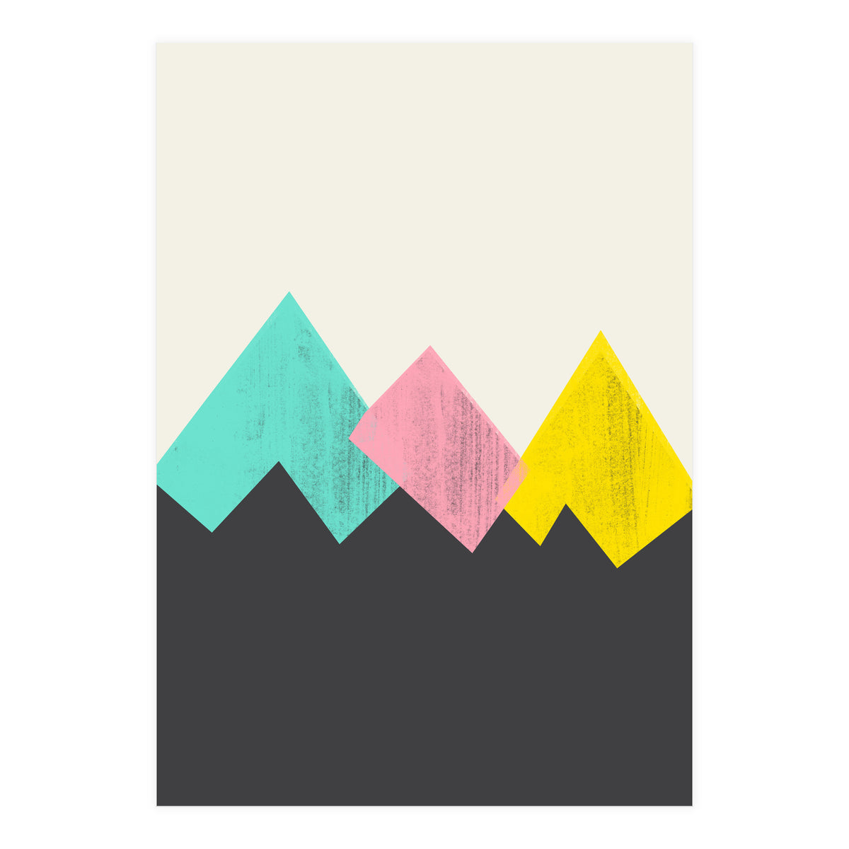 Pastel Mountains III (Print Only)