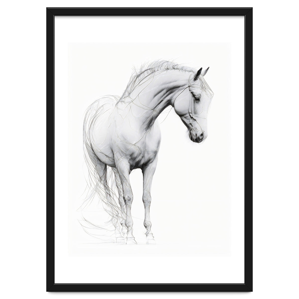Horse Line Art