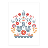 Scandinavian Folk Art Pattern (Print Only) thumbnail