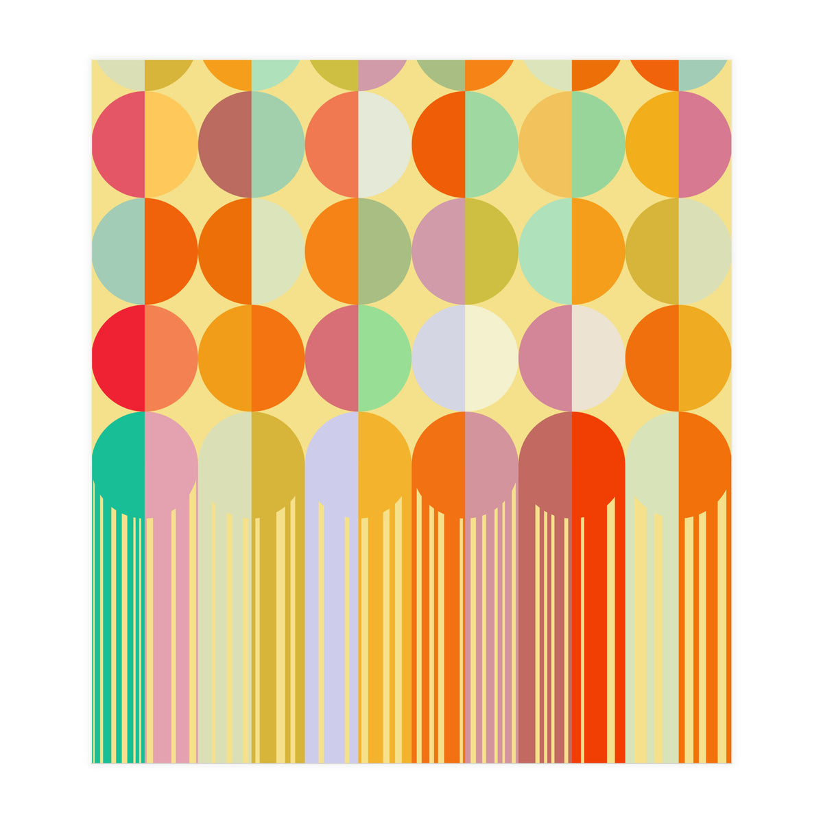 Pattern with circles (Print Only)