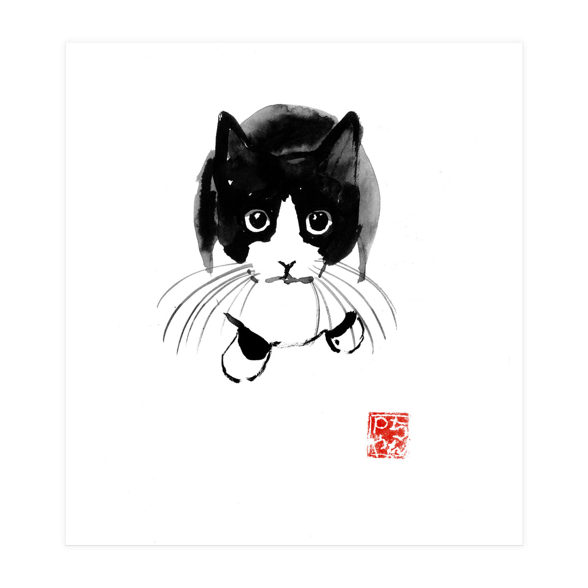 Above cat (Print Only)