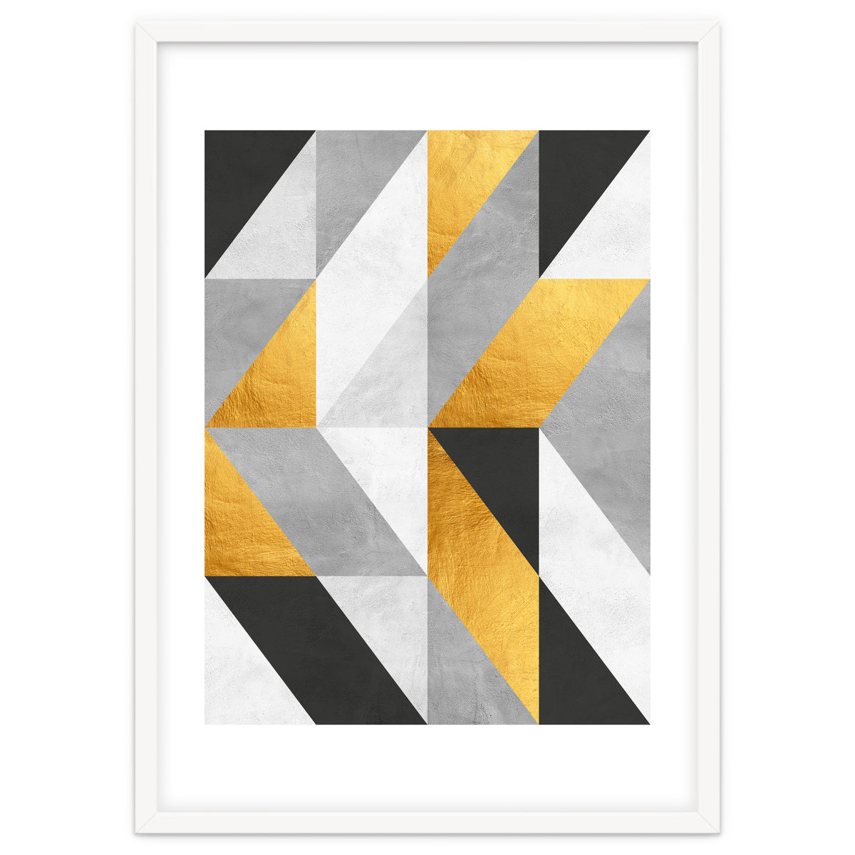 Gray and Gold Composition I