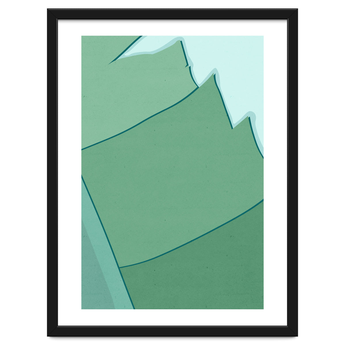 Abstract Banana Leaves Three - Greener Eden