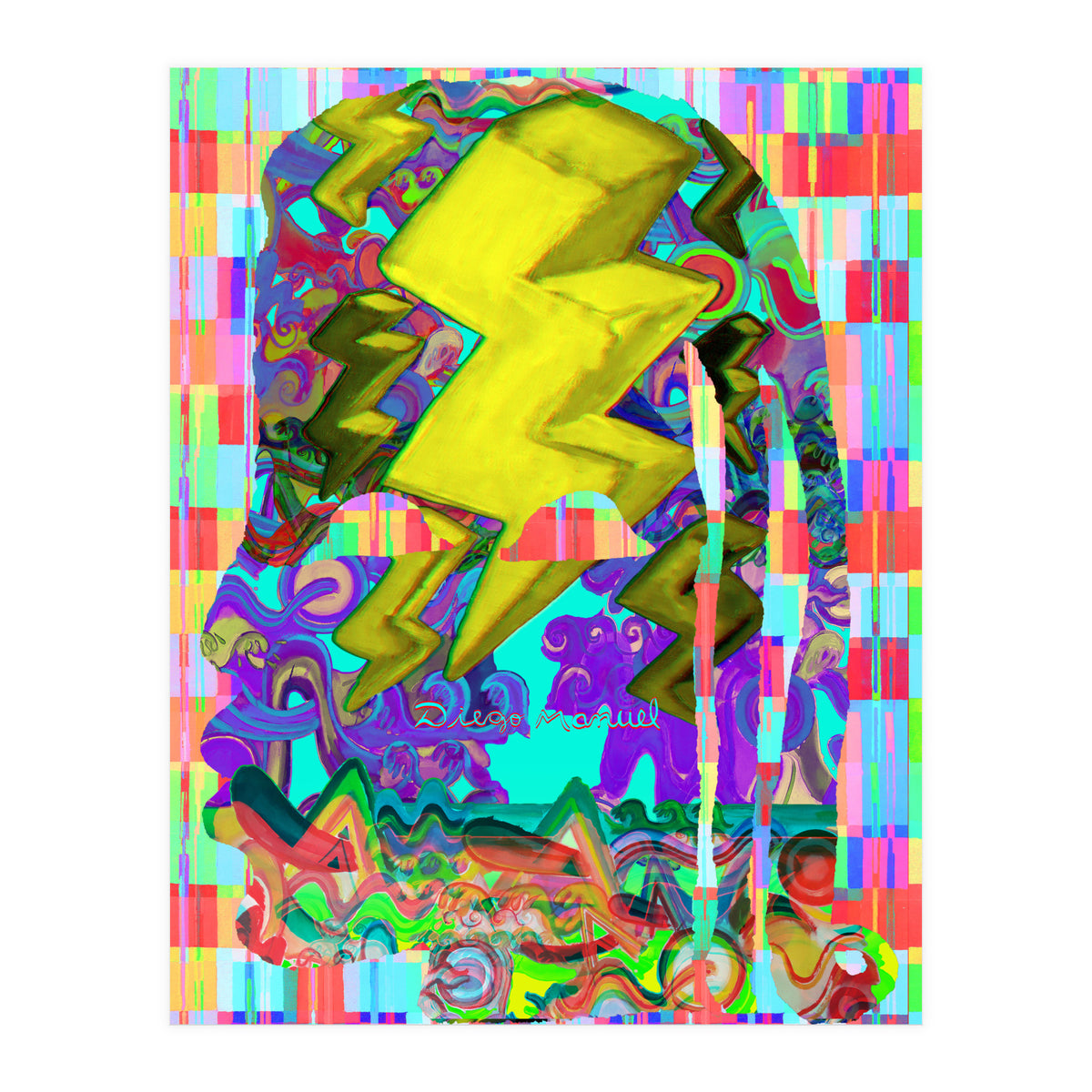 Abstracto Pop Nuevo B Nuevo 6 (Print Only)