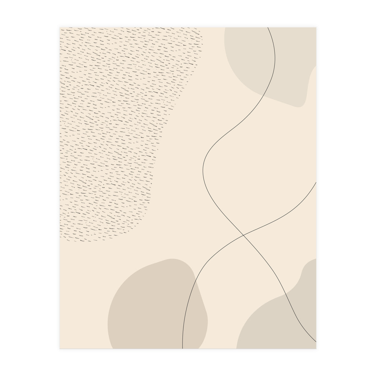Mid-Century Modern No. 3 | brown   (Print Only)