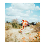 Flamingo Couple (Print Only) thumbnail