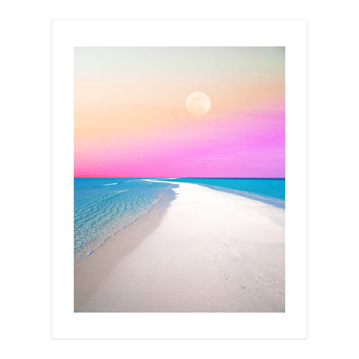 Ocean & Moon II (Print Only)