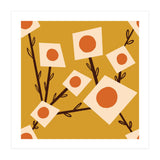 Yellow Square Flower Bouquet (Print Only) thumbnail