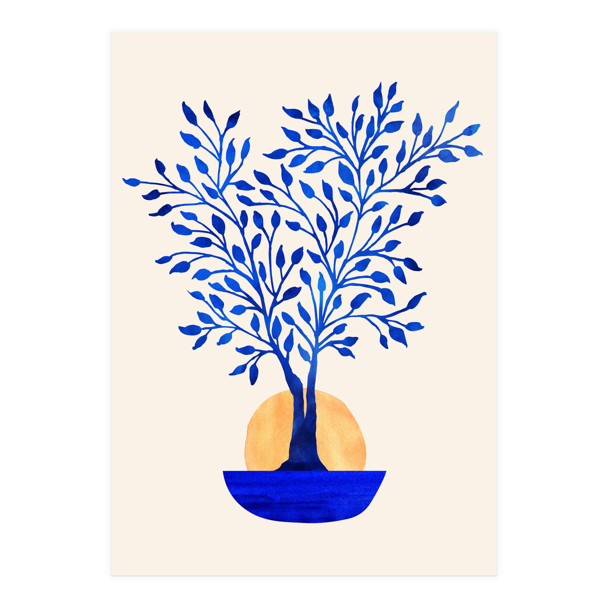 Indigo Ficus Sunrise (Print Only)
