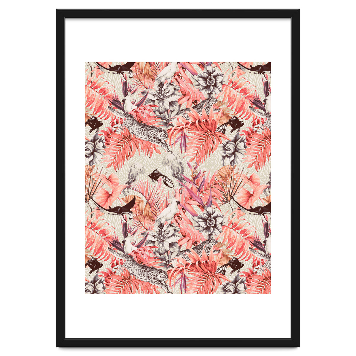 Tropical paradise pink