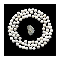 White pearls and stone (Print Only)