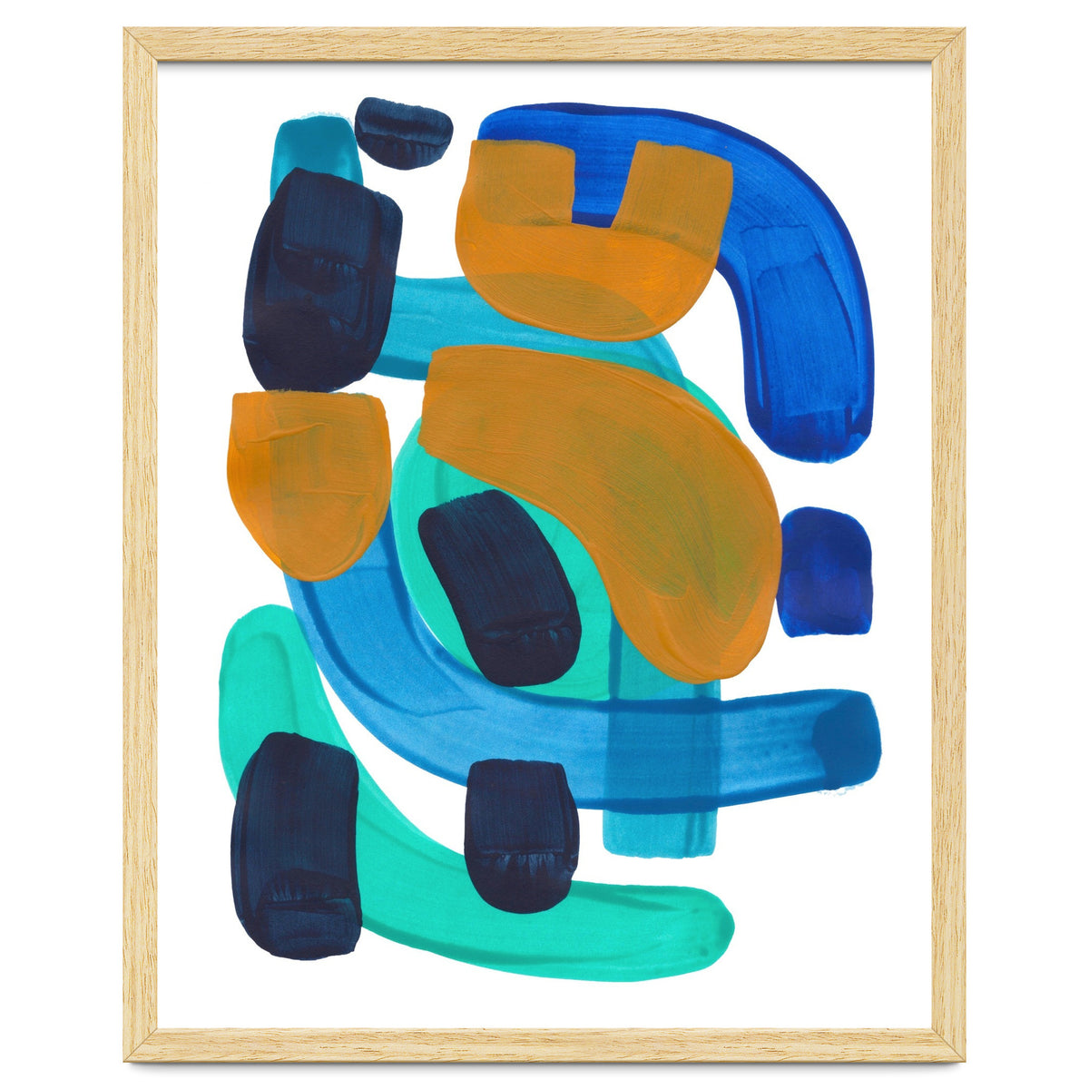 Marine Shapes Yellow Accent