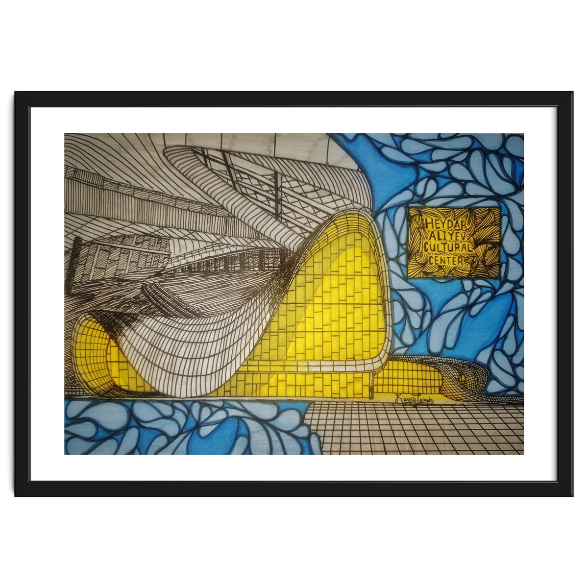 Heydar Aliyev Center Coloured