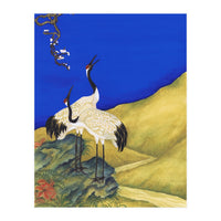 Cranes Under A Cobalt Sky 4 (Print Only)