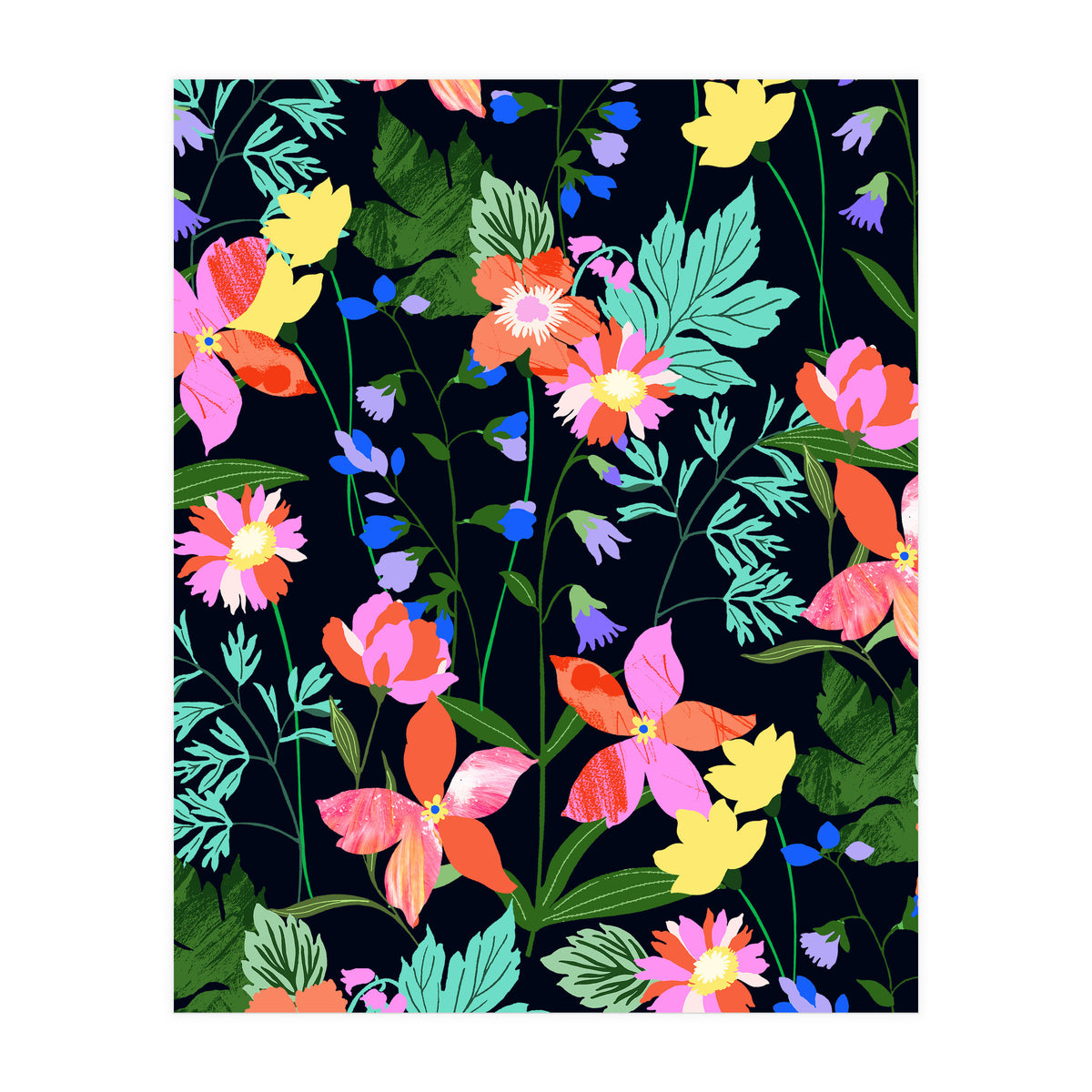 Flower garden (Print Only)