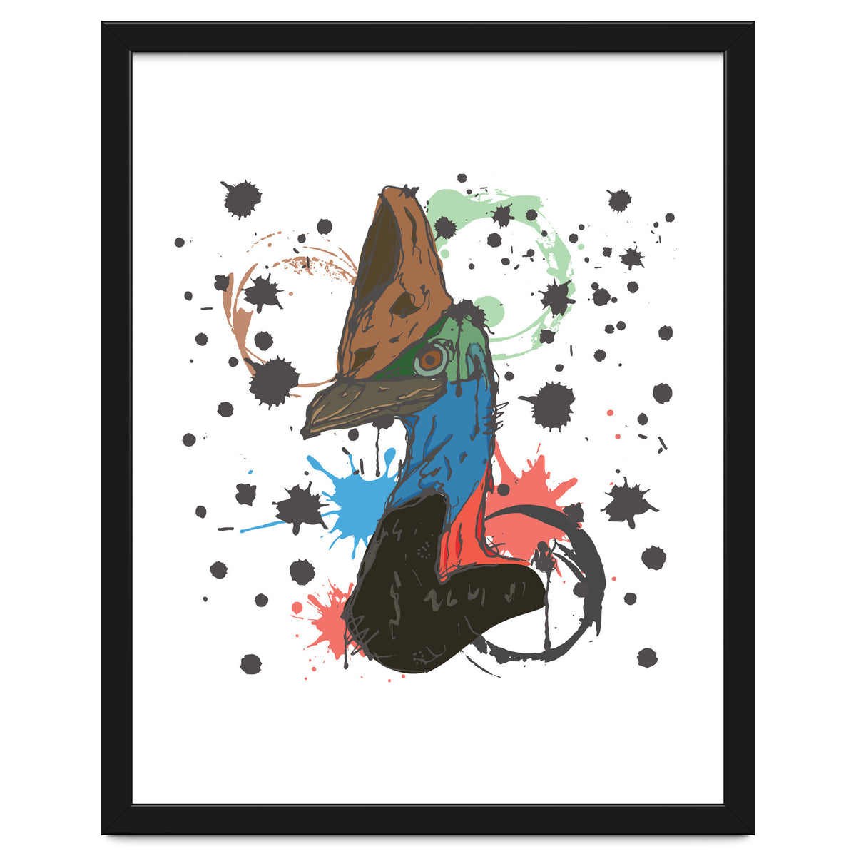 Cassowary Bird Sketch