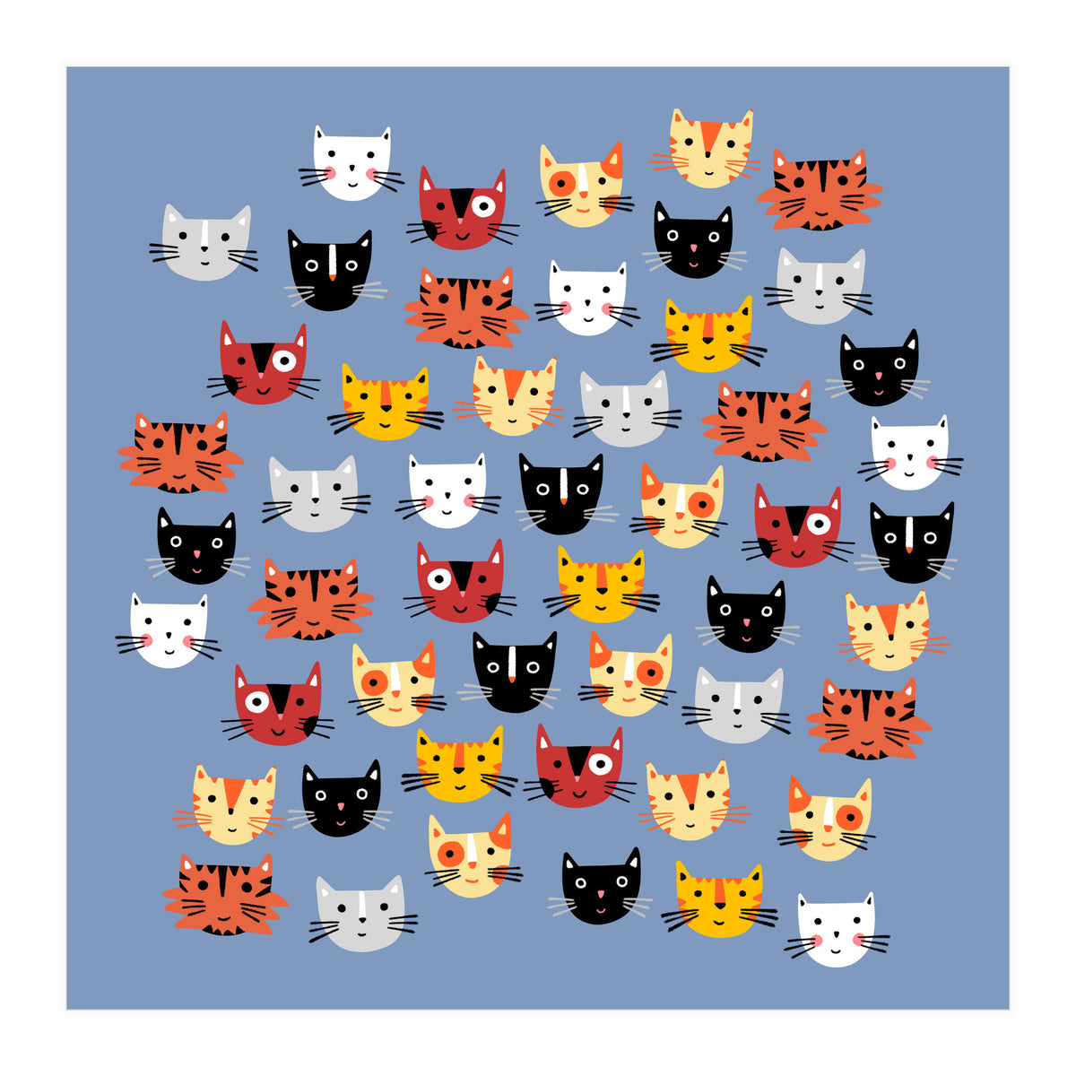Multiple Cats (Print Only)